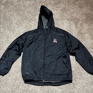 East Carolina University ECU - Black Rain Jacket with Logo